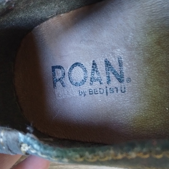 Roan by Bed Stu Kayson Slip On Sneakers Canvas and Leather Shoes Men's size 10.5 - Picture 5 of 6